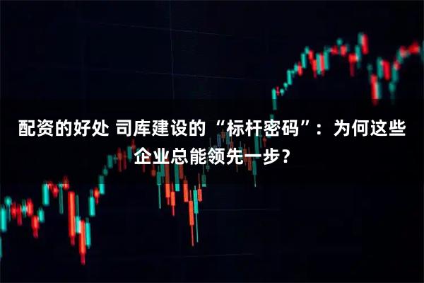 配资的好处 司库建设的 “标杆密码”:为何这些企业总能领先一步?