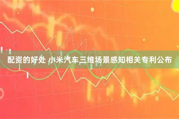 配资的好处 小米汽车三维场景感知相关专利公布